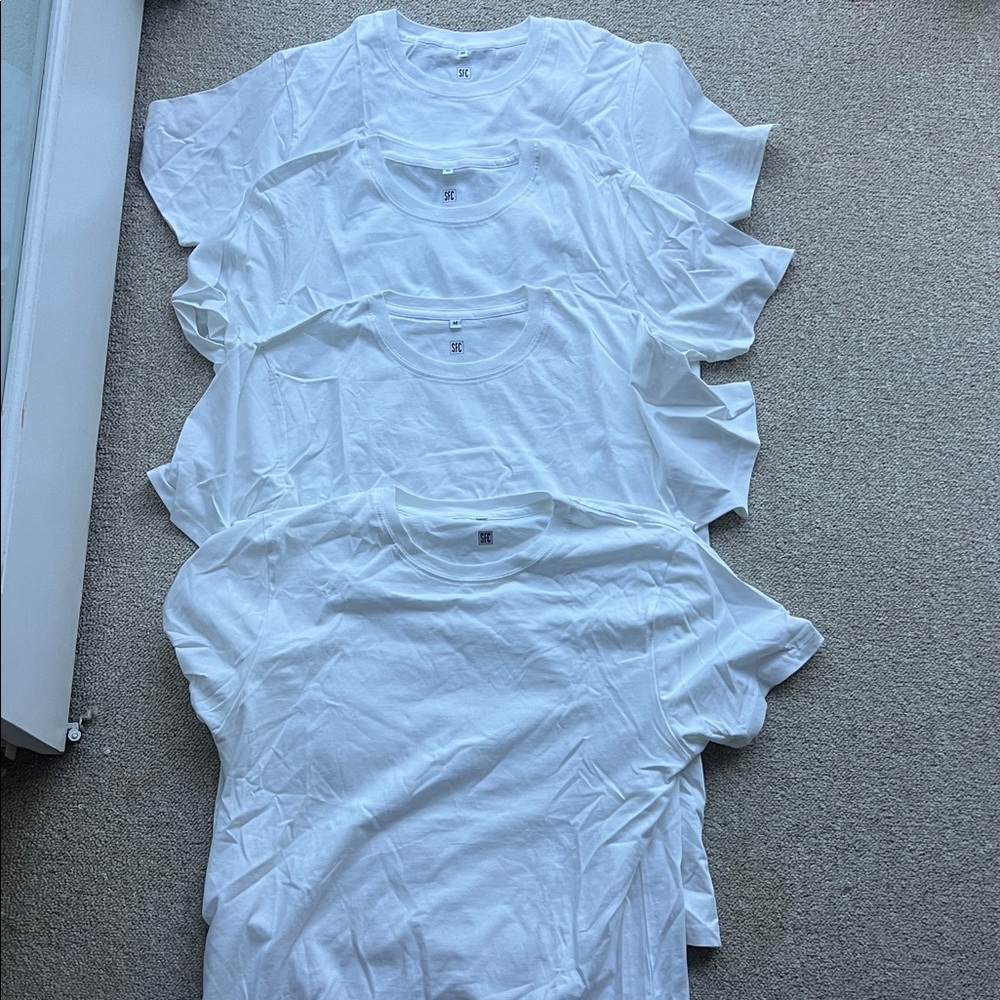 SFC White T-Shirts Set NWOT